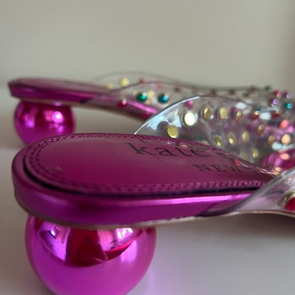 KATE SPADE New York Honor Pumps Clear (SIZE 5B, FITS US 6) - Picture 2 of 5